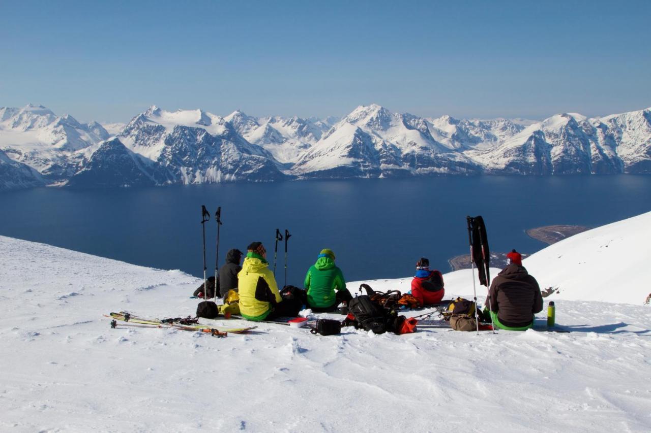 Kjosen Lodge, Lyngen. Lyngseidet Ngoại thất bức ảnh